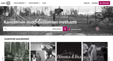 kavi.finna.fi screenshot